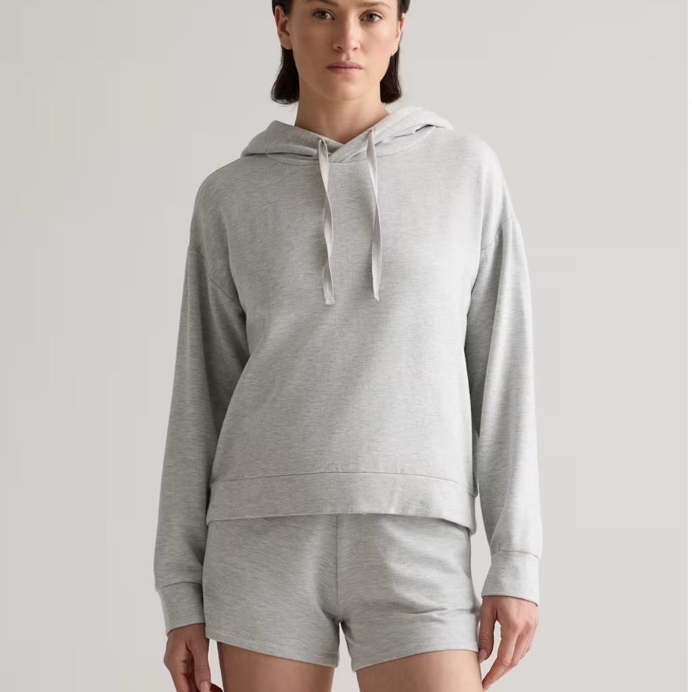 Quince Womens SuperSoft Fleece Pullover Hoodie
